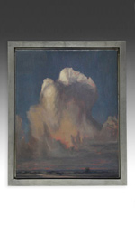 布莱恩·辛德勒的《雷头》布面油画