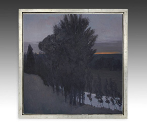 布莱恩·辛德勒的《黄昏，安妮特伯格》，画布丙烯