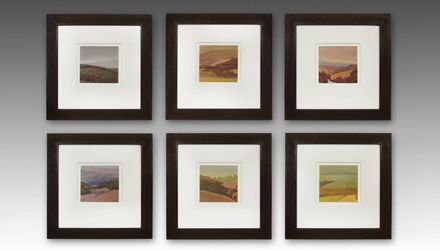 布莱恩·辛德勒的托斯卡纳系列，限量版印刷套装6张