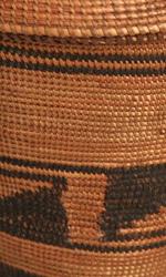 图西族人送的一个小的Agaseki或Ibeseke篮子