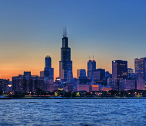 芝加哥的最佳观点之一是北方岛屿的远角
