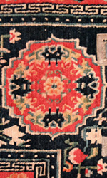 西藏雄马鞍地毯