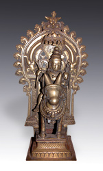 Shiva and Parvati mounted on Nandi