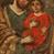 retablo描绘圣约瑟夫与基督孩子，框架