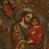 retablo描绘圣约瑟夫与基督孩子，框架