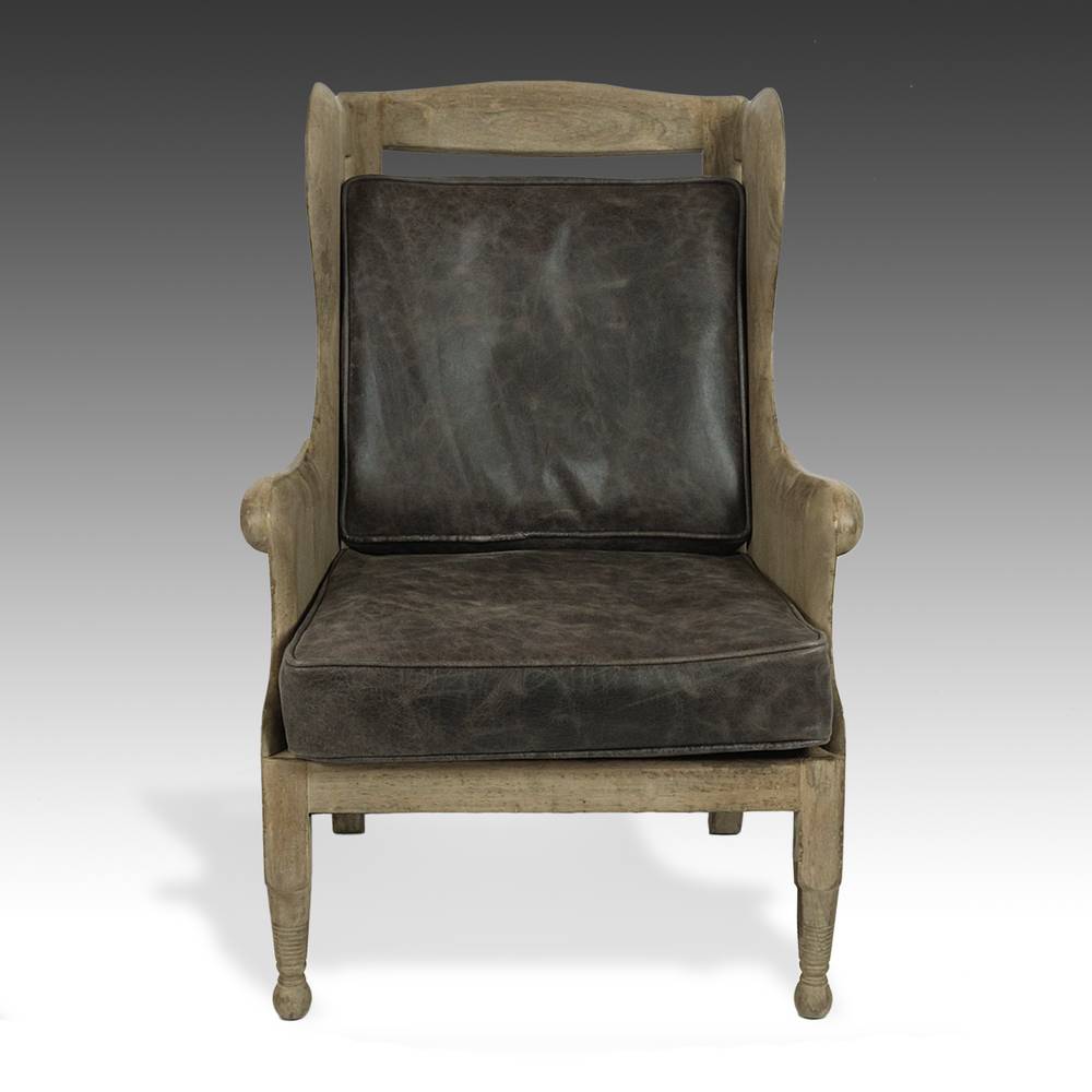F1509-033 – Swedish  Style Wood Wingback Chair