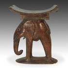 描绘大象的凳子