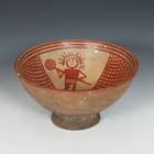 Footed Bowl with Figural Motif