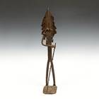 Standing Figure with Headdress and Cane