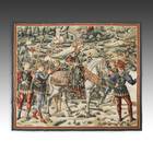 Tapestry depicting Royal Equestrian