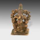 Ganesh朝圣人物，珠宝肚脐
