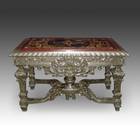 Rococo Style Table with Pietra Dura Inset Top