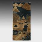 Pictorial Pile Rug with Landscape Motif