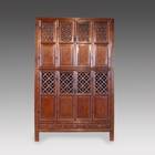 Wardrobe with 3 Drawers & 8 Carved-Lattice Doors
