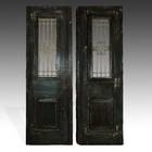 Double Doors with Lunette Transom