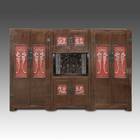 Triple Cabinet Wardrobe with Bas-Relief Panels