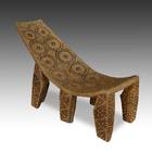 Studded Reclining Chair with 'Target' Pattern