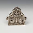 Gao or Prayer Box depicting 3 Deities of Long Life