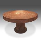 天然木基座桌
