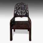 Throne Chair with Hornbill Motifs