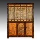 Compound Cabinet with 4 Drawers, 7 Doors and Commemorative Inscription