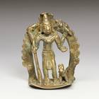 曼朵拉的乞求湿婆和南帝的朝圣雕像