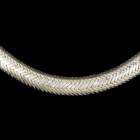 蛇形编织链项链，圆形