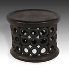 Stool / Side Table with Circle Motif