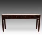 Altar or Console Table with 4 Drawers and Hoof Feet