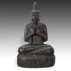 Seated Figure of Buddha with Flame Ushnisha