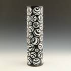Cylindrical Vessel with Geometric Motifs