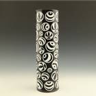 Cylindrical Vessel with Geometric Motifs