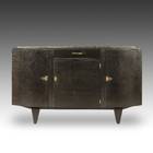 Art Deco Console Cabinet with 3 Doors and 1 Drawer