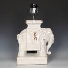 Figure of an Elephant, Fitted as a Lamp