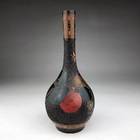 全泰“树皮”花瓶，描绘桃子