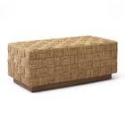 Modern Hollywood Woven Bed Bench