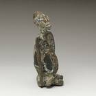 Seated Figure, with Original Wax